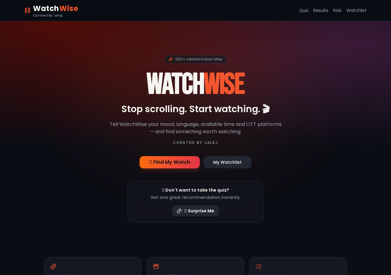 WatchWise India preview