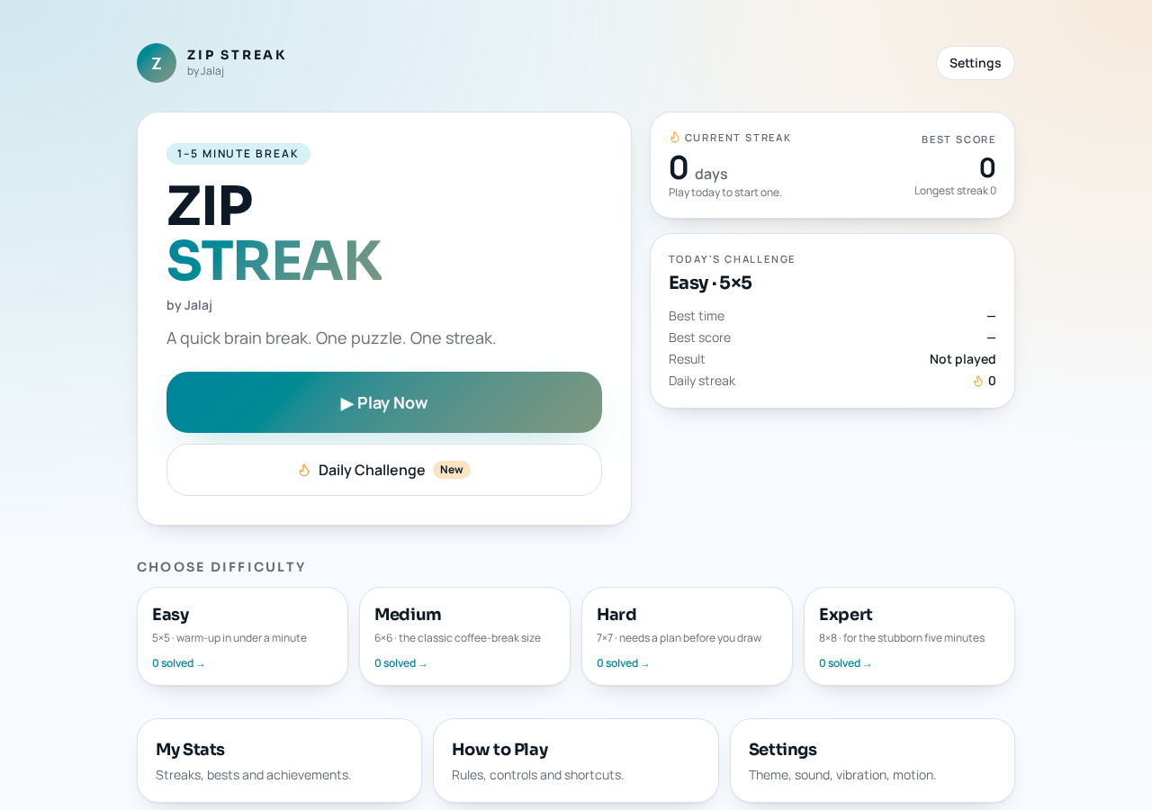 Zip Streak Connect preview